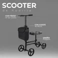 thumbnail image 3 of Scooter Andadera de Rodilla Ortopedico Ajustable Alternativa a Muletas para Lesion de Pie o Tobillo Knee Walker, 3 of 9