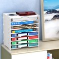 thumbnail image 5 of Toytexx 8-Layer Desk File Organizer, Desktop Veritcal Folder Organizer for Home, Office, School, 5 of 5