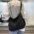 thumbnail image 1 of Bolsos cruzados casuales para mujer, elegantes con correa ajustable, bolso de mano (negro), 1 of 8