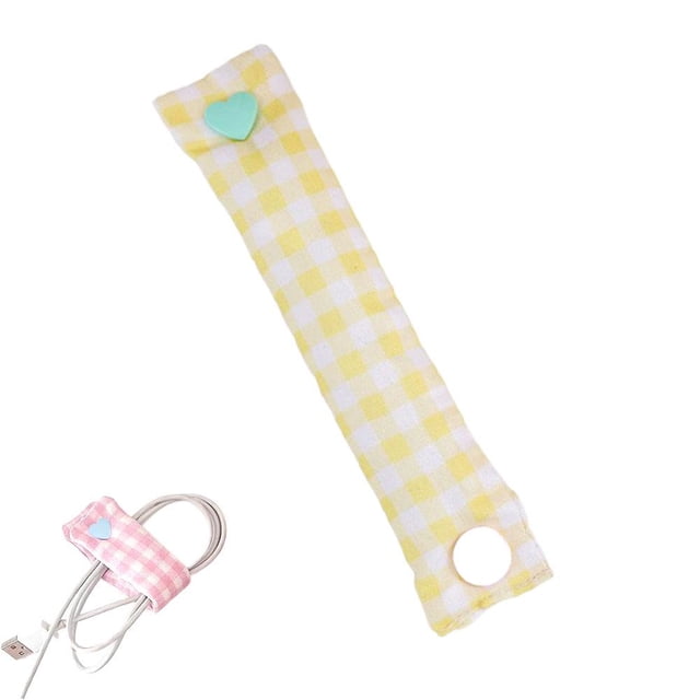 Data Cable Organizer Clips, Charging Cable And Earphone Cable Organizers, Cute Fabric