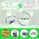 thumbnail image 3 of Fairy Lights verde tiza, 20 LED de 2 m, funciona con pilas, paquete de 12, 3 of 7