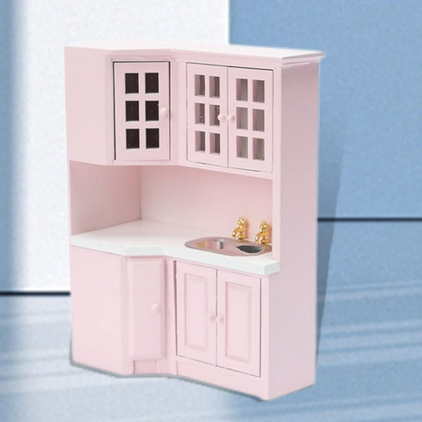1:12 Maison de poupée miniature Meubles, Modèle de table à manger en bois  Décoration de maison de poupée, modèle miniature, ensemble de table à  manger et de chaises, mini cuisine, nourriture et