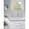 thumbnail image 3 of Gray Stripes 2 Panel Kitchen Curtains for Small Windows, Vintage Minimalist Lines Texture Bathroom Tier Curtain, Short Window Treatment for Bedroom/Living Room 55"x24", 3 of 6