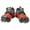 orange-L, variant on Crampons Ice Cleats Safety Traction Cleats Snow Ice Grips 23 Spikes fit Boot/Shoes for Adults Hiking Walking on The Ice