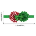 thumbnail image 2 of Christmas Bow Stretch Elastic Headband for Children and Babies Festive Holiday Hair Accessory, 2 of 3