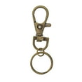 thumbnail image 4 of Paquete de 50 ganchos giratorios de bronce para cordón y llaveros para fabricación de joyas 5 piezas, 4 of 8