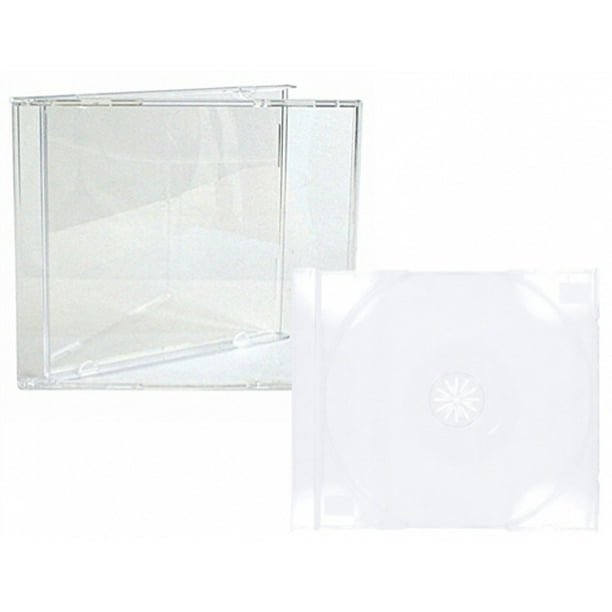 CheckOutStore? 10 STANDARD Clear CD Jewel Case (Unassembled)