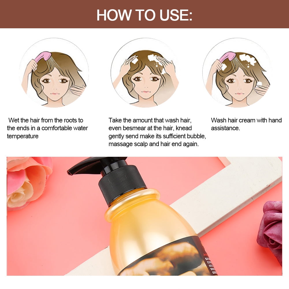 Natural Ginger Hair Care Shampoo, Gentle Nourishing, Extract Plant