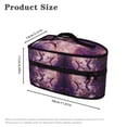 thumbnail image 6 of HELLHERO Hummingbird Rose Dream Steam Iron Storage Holder Polyester Zipper Handle Lightweight Fits Travel, Bag Only, 6 of 6