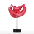thumbnail image 1 of El rastro de los pensamientos Escultura digital Escultura abstracta de moda Rojo y blanco Tomfeel Escultura de resina, 1 of 7