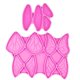 thumbnail image 1 of Pendientes con forma de mariposas, molde de silicona adecuado para resina epoxi, manualidades, adorno, colgante, llavero, fabricación de joyas, pendientes, 1 of 5