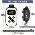 thumbnail image 2 of Dog Training Collar for Large Breeds, Remote & Auto Bark Control, 5 Adjustable Levels, Rechargeable, 2 of 11