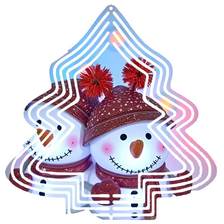 Metal Hanging Christmas Tree Wind Decorations – Festive Garden Spinners with Abstract Tree Design for Yard and Garden Decor Metal Hanging Christmas Tree Wind Decorations – Festive Garden Spinners with Abstract Tree Design for Yard and Garden Decor