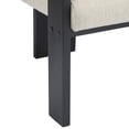 thumbnail image 5 of Christopher Knight Home Upholstered Dining Chairs with Curved Backrest, Beige + Black, Set of 2, 5 of 11