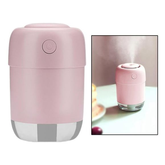 Humidificador de coche USB Mini purificador de aire portátil de escritorio para viajes a hogar coche de oficina de bebé Rosado Macarena difusor de humidificador de coche