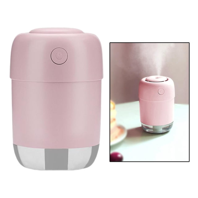 Humidificador de coche USB Mini purificador de aire portátil de escritorio para viajes a hogar coche de oficina de bebé Rosado Macarena difusor de humidificador de coche