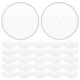 thumbnail image 1 of 200 Uds. Bobeches de vela transparentes para candelabro, pastel, vela, bandejas antigoteo, protectores de goteo para velas, 1 of 5