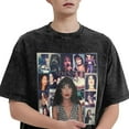 thumbnail image 3 of Selena Quintanilla Men's Shirt Music Vintage Graphic Drop Shoulder Washed Short Sleeve Cotton Oversize T-Shirt, 3 of 7