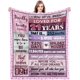 thumbnail image 1 of LHSHID 17th Birthday Gifts for Girls Happy 17th Birthday Decorations for Girls 17 Year Old Girl Birthday Gift Ideas for Daughter Sister Niece Bestie Flannel Blanket 40x50in, 1 of 6