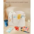 thumbnail image 3 of Lovevook Diaper Bag Tote,Fashion Mommy Tote Bag Work Travel Diaper Bag Fit up to 15.6inch Laptop Chic Puffer Fabric Soft & Comfortable, 3 of 8