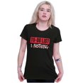 thumbnail image 4 of Funny Lazy To Do List Nothing Joke Womens Slim Fit Graphic Tee Brisco Brands M, 4 of 5