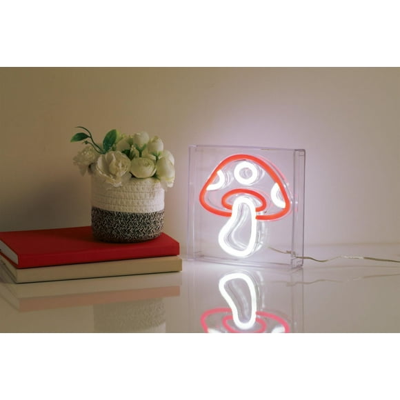 Merkury Innovations Boîte au néon LED champignon de 6 po