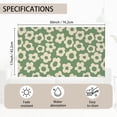 thumbnail image 3 of Vintage Groovy Flower Door Mat, 17 x 30 Inch Welcome Doormat Decorative Home Floor Mat, Non Slip Rubber Back and Strong Water Absorption for Outdoor Indoor Entrance Decor, 3 of 6