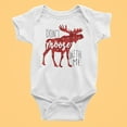 thumbnail image 5 of Old Glory Autumn Don't Moose with Me Short Sleeve Graphic Baby One Piece, 5 of 6