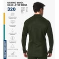 thumbnail image 5 of 𝗖𝗢𝗟𝗗 𝗪𝗘𝗔𝗧𝗛𝗘𝗥 Men’s Heavyweight Merino Wool Half Zip Sweater - Base Layer Top with Hiking Socks - Merino.tech, 5 of 9