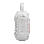 JBL Go 4 - مكبر صوت بلوتوث محمول للغاية - أبيض
