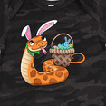 thumbnail image 4 of Inktastic Easter Cute Snake with Basket and Bunny Ears Boys or Girls Baby Bodysuit, 4 of 5