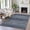 Navy, variant on HomeRoots 629709 8 ft. Olive Green & Gray Ogee Washable Transitional Indoor & Outdoor Round Area Rug