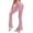 Pink, variant on Rexolia Women’s High Waisted Flare Leggings with 4 Pockets Cargo Bootcut Pants Army Green L