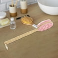 thumbnail image 6 of Body Brush Double Sided Long Handled Back Scrubber Lotion Body Shower Bath Brush 42cmx7.5cm, 6 of 8