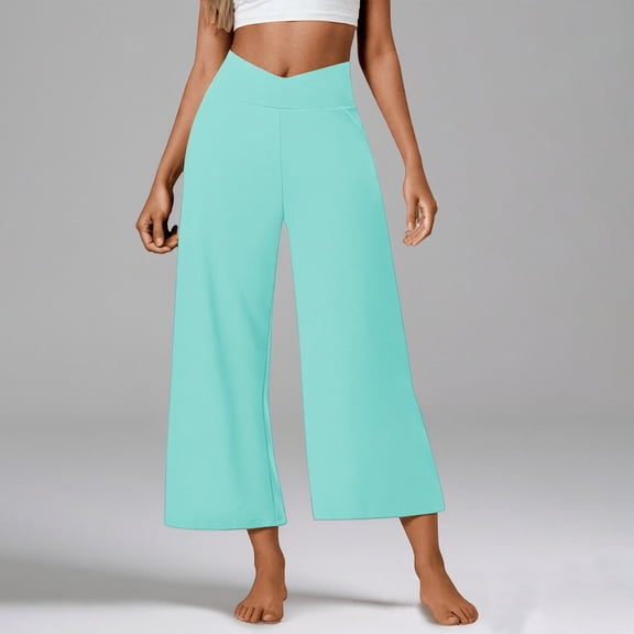 Woman Pants Wide Leg Baggy Mint Green Pant Women Casual Comfy Pants Womens Trouser Pants