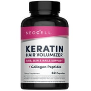 Hair Volumizer Capsules | with Keratin and Collagen | 60 Count | by NeoCell