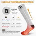 thumbnail image 3 of SNOW DEER Heated Socks for Men Women, 7.4V Rechargeable Battery Electric Ski Foot Warmer for Hunting Fishing Camping Hiking Skiing, 3 of 13