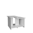 thumbnail image 3 of TUHOME Weman 23.6" Wide Modern Coffee Table with Open Storage Shelf, Compact Rectangular, 3 of 5
