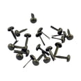 thumbnail image 2 of Round Metal Paper Fasteners, Mini Craft Fastener Clips, Multipurpose Metal Round Clasps, DIY Art Scrapbooking Craft Accessories for Paper Decoration and Document Fixing 0.24x0.48 inch,Bronze-3*6MM, 2 of 9