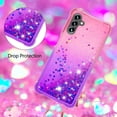 thumbnail image 4 of Funda para Samsung Galaxy A13 5G Transparente con Brillos Carcasa Protectora Antigolpes con Glitter Brillante, 4 of 5