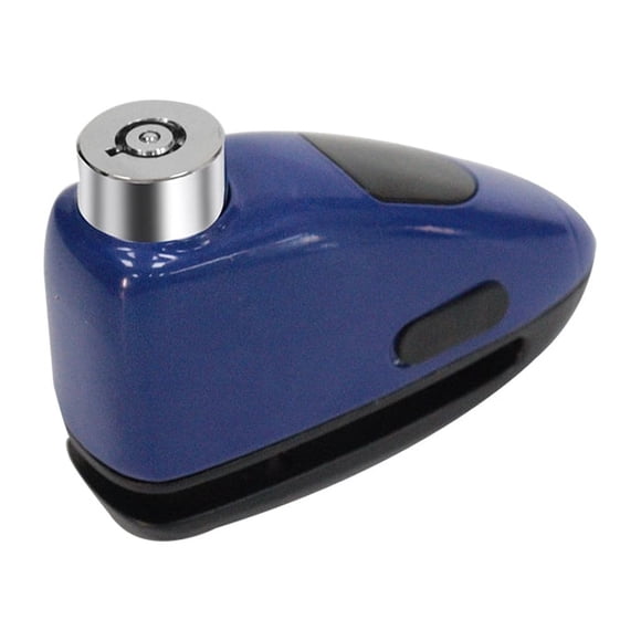 Bloqueo de freno de disco Soidarity Tipo-C Seguridad recargable Bicicleta Motocicleta Alarma azul