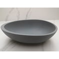 thumbnail image 5 of Concreto Stone 21" Egg-Shape Concrete Vessel Bathroom Sink - Grey, 5 of 7