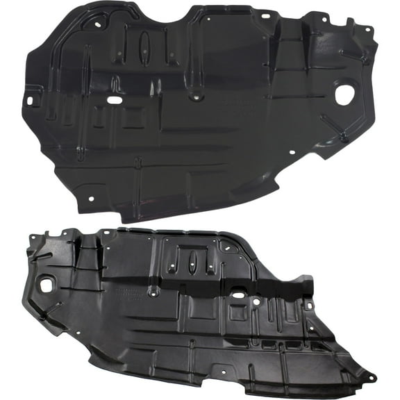 Engine Splash Shield Compatible With 2012-2014 Toyota Camry SET of 2 Left Driver and Right Passenger Side
