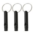 thumbnail image 1 of Metal Whistle 3Pcs Training Whistles Compact Size Loud Crisp Sound High Decibel Rustproof Portable Aluminum Alloy Emergency Survival Keychain Whistles Camping Supplies, 1 of 6
