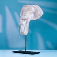 thumbnail image 3 of Abstract Art Elephant Head Resin Sculpture for Modern Home Decoration, Influencer Picks Adorning Items for Living Room, Office, Desk, Bookshelf, Shelf, Nightstand, TV Stand, 3 of 10