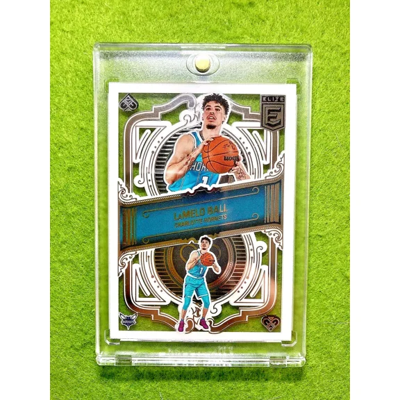 LaMelo Ball CLEAR CARD JERSEY #2 HORNETS 2022-23 LAMELO BALL Donruss Elite DECK