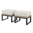 thumbnail image 5 of Better Homes & Gardens Ventura 2-Piece Outdoor Wicker Ottoman, Beige, 5 of 7