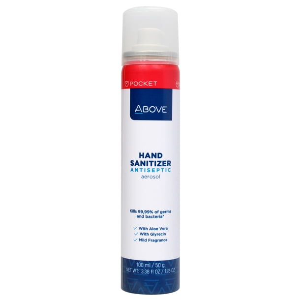 ABOVE Desinfectante de Manos Antiséptico en Aerosol, Desinfectante, 100 ml