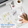 thumbnail image 4 of Non-Slip Mouse Pad - Mini Floral Flower Design, Perfect for Office, Home & Gaming, Smooth Surface, High Tracking Accuracy, Large 31.5x11.8 Inch - Enhance Your Work and Gaming Experience, 4 of 7
