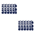 thumbnail image 1 of Naiovety 10 piezas de parche de reparación de chaqueta de plumón pegatinas autoadhesivas impermeables multicolores parches de suministros de Azul 2piezas, 1 of 6